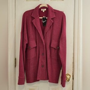 Blumin NWT Women's Ribbed  Blazer Medium